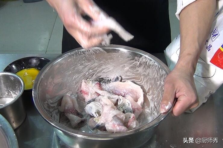 鱼片上浆的做法,鱼片上浆教程