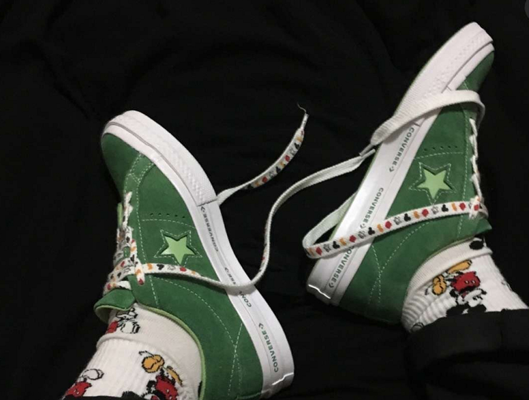 匡威川久保玲帆布鞋直播,匡威川久保玲红心帆布鞋