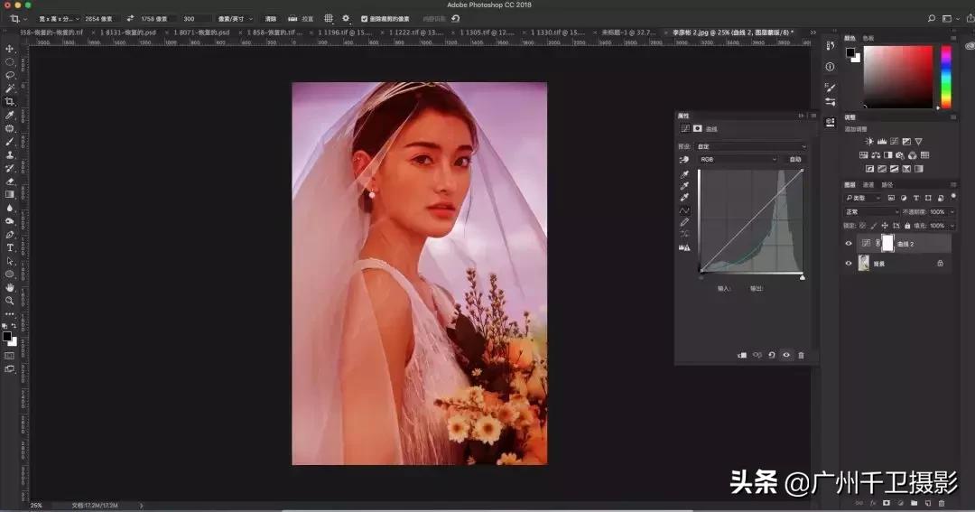 摄影曲线调整技巧,摄影修图中双曲线是什么