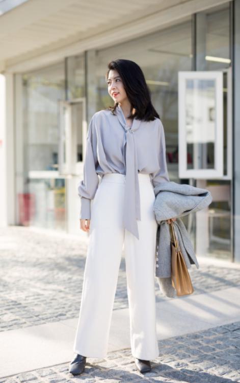 阔腿裤怎么才能穿出好效果,阔腿裤的5种时髦穿搭