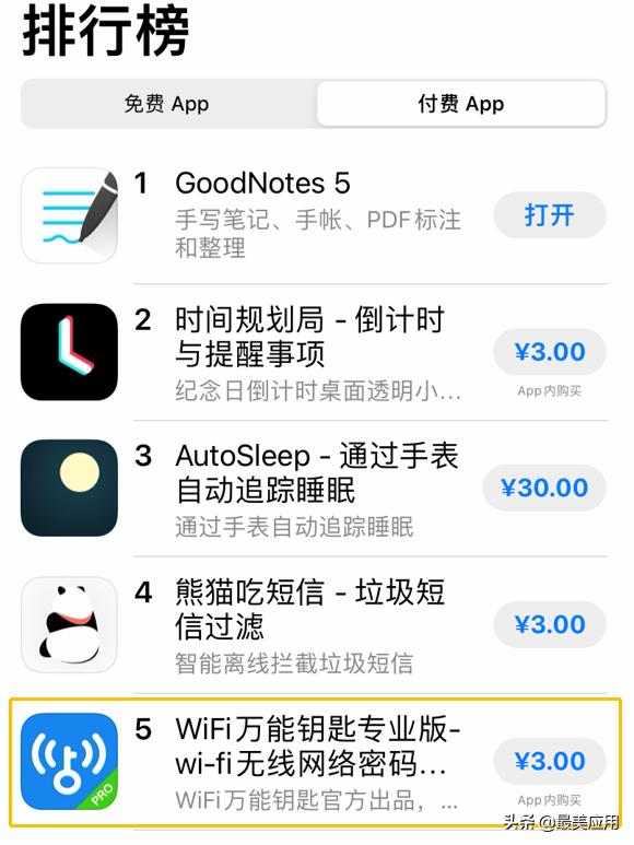 十大免费付费app排行榜,有哪些付费app值得推荐