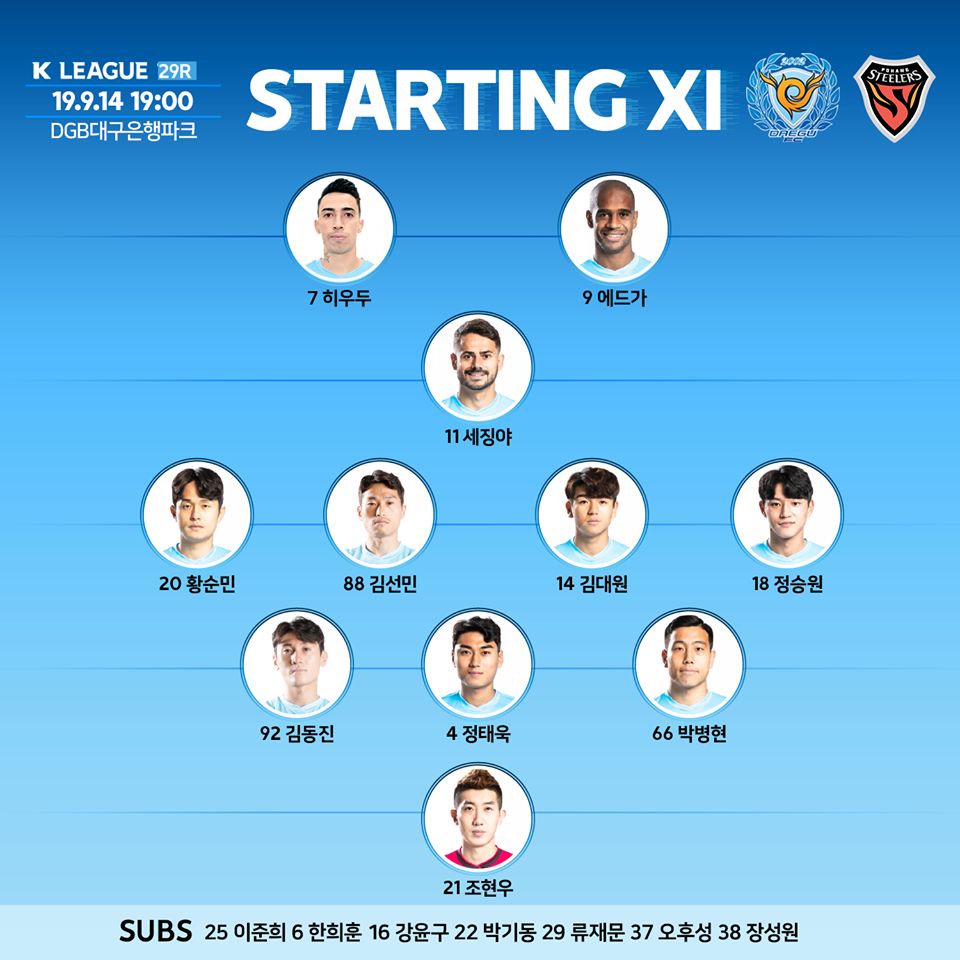 2018韩国k1联赛季后赛,2019韩国k1联赛综述第二十九轮