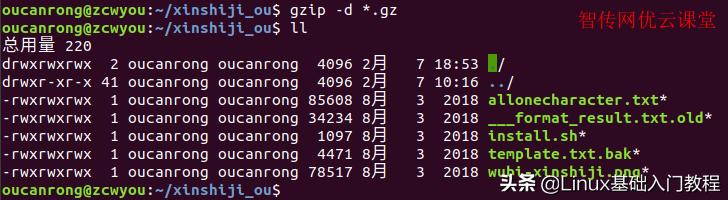 linux怎么解压bz2文件,linux系统中gz文件怎么解压缩