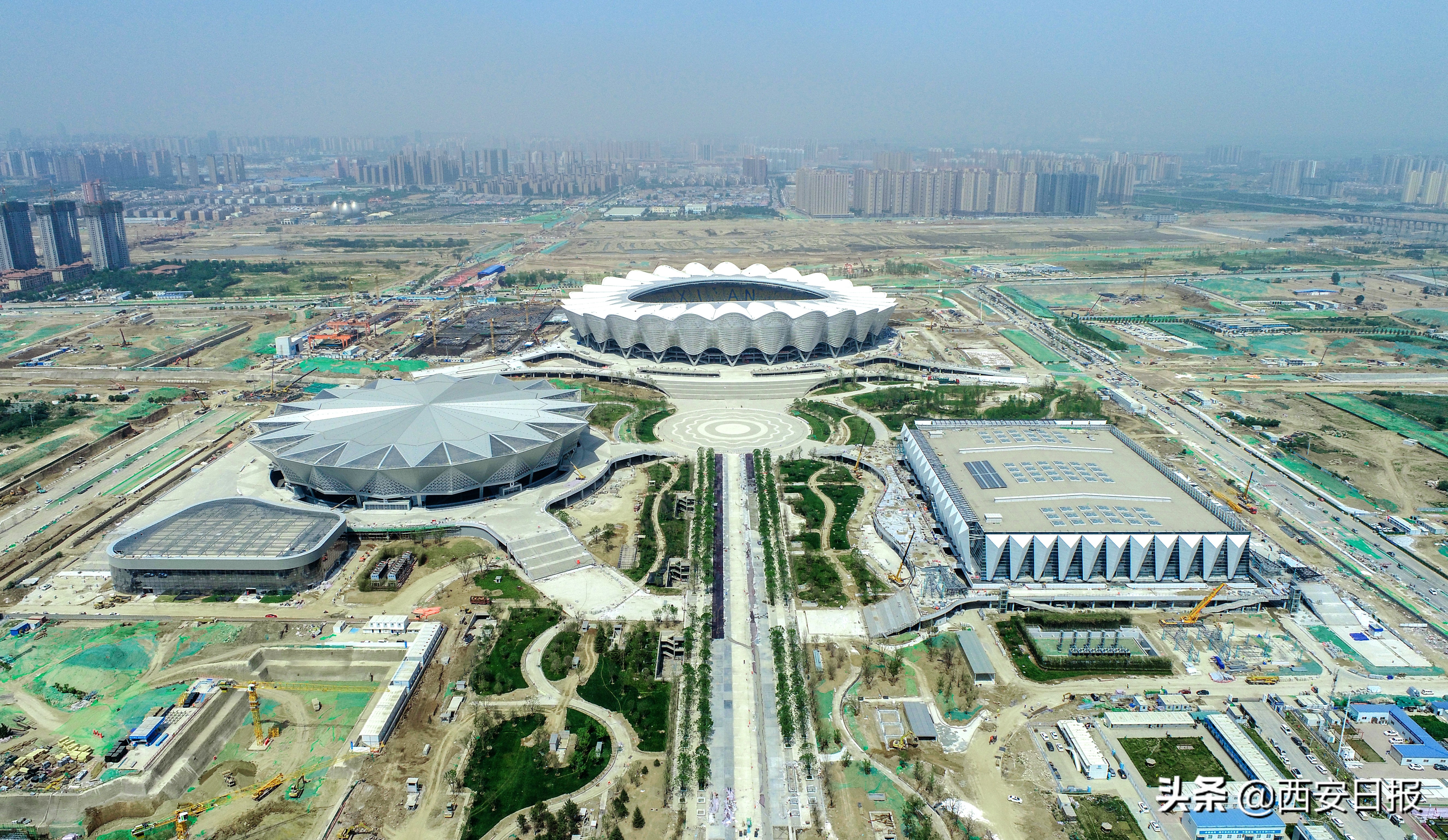 西安国际港务区基础设施建设项目,西安国际港务区北跨项目全面提速