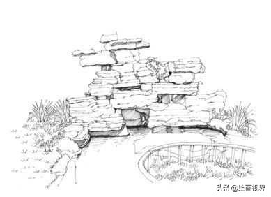 简单有意境的石头手绘,简单石头画入门教程免费视频