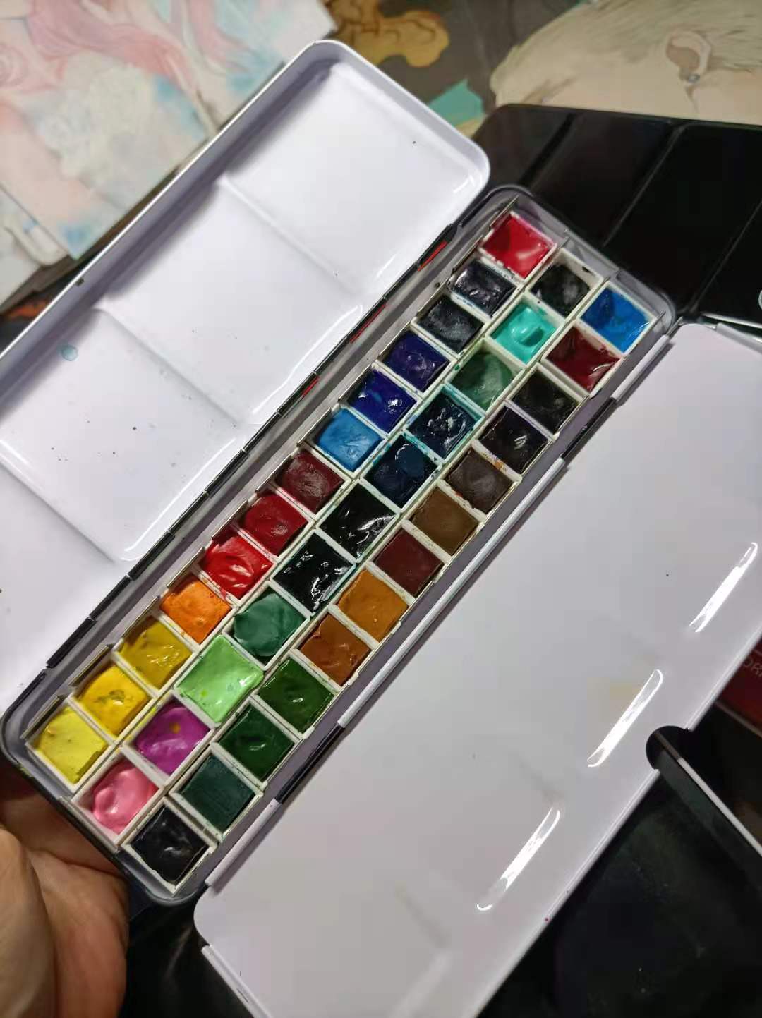 水彩颜料大师级和学生级,水彩画颜料大师级