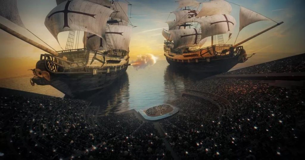 拉斯维加斯巨型球沉浸式体验,地标建筑拉斯维加斯