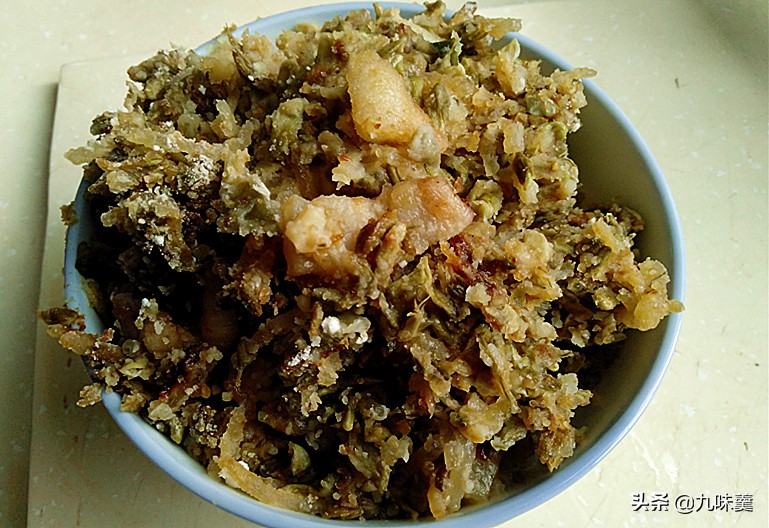 洋槐花最正宗的蒸法,洋槐花与豆角的蒸法