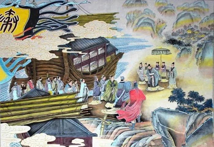 徐福东渡出海地,徐福东渡中国海上