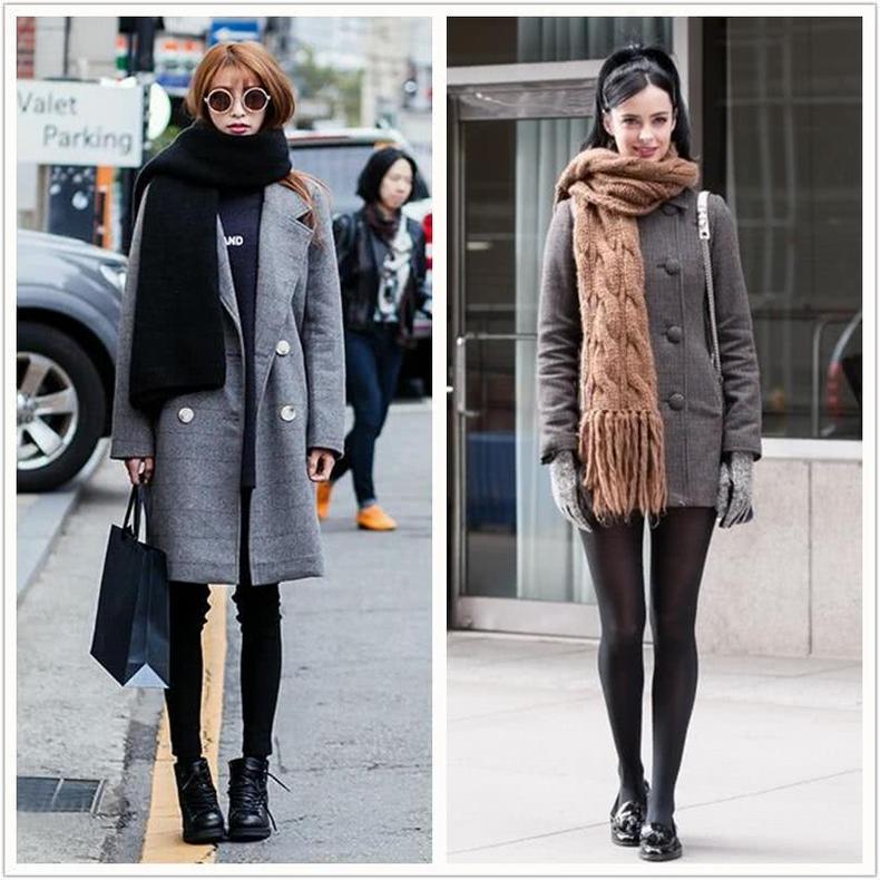 戴围巾最好看的方法学生党,戴围巾最好看的方法