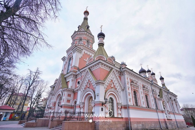 白俄罗斯教堂建筑,俄式风情建筑教堂