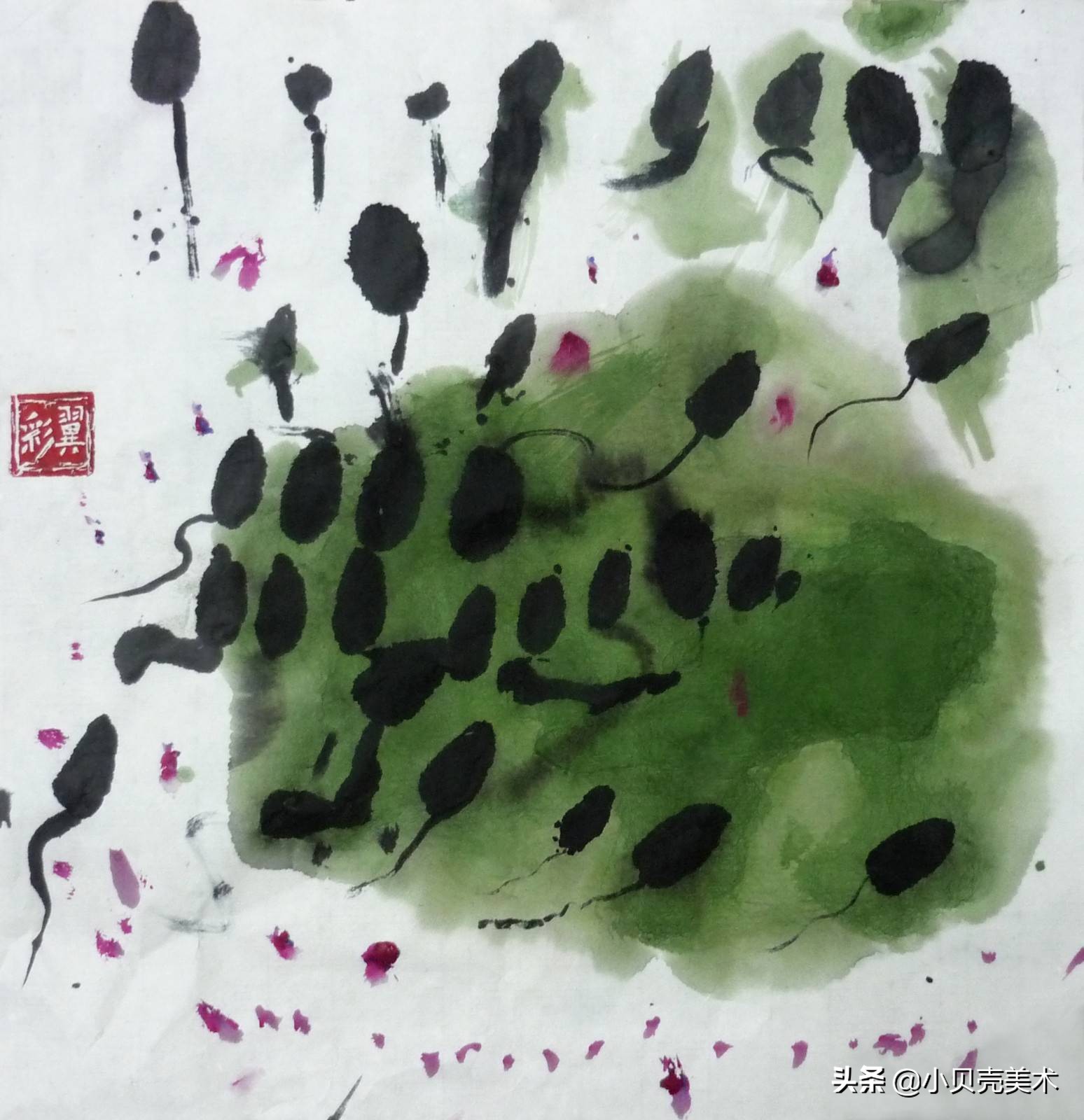 小蝌蚪找妈妈美术创意画目的,创意美术小蝌蚪找妈妈教学目标