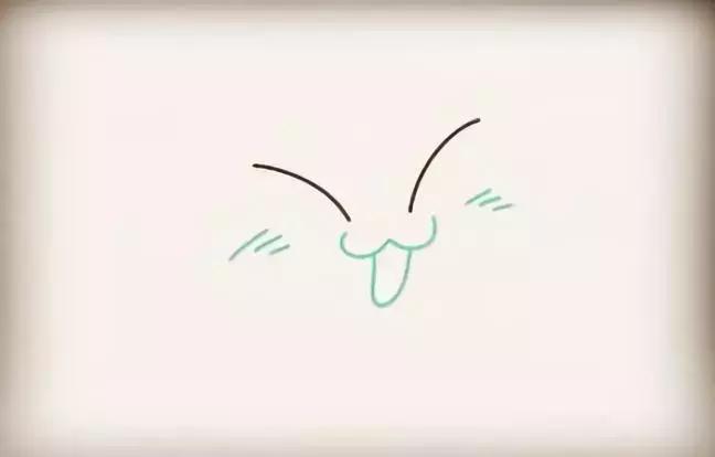 萌萌哒小猫咪简笔画,超萌小猫咪简笔画