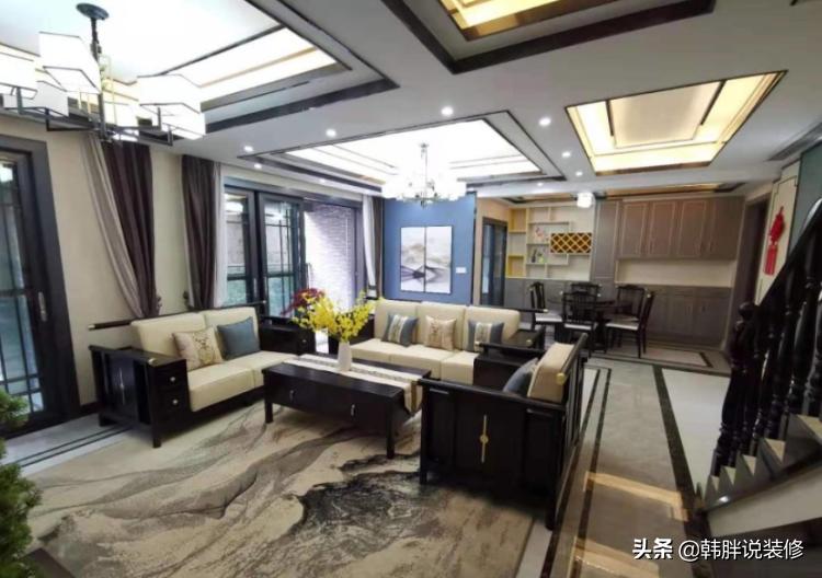 四层半现代风新中式别墅160平方,十大国际风格顶级别墅豪宅