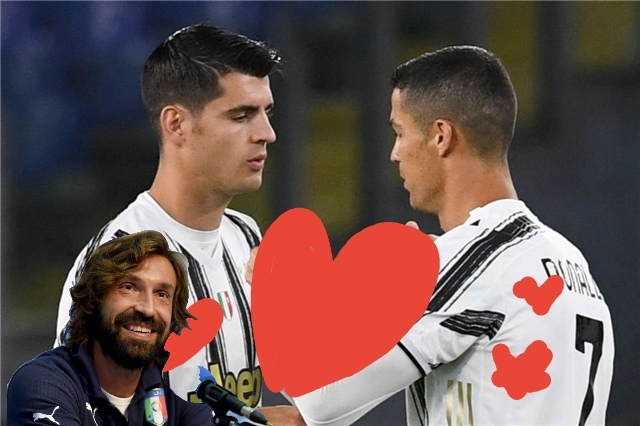 尤文图斯皮尔洛赞c罗,尤文图斯对莫拉塔的评价