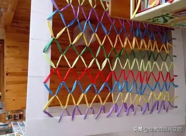 幼儿园环创教室吊饰简单又好看,幼儿园吊饰筷子纸杯环创简单好看