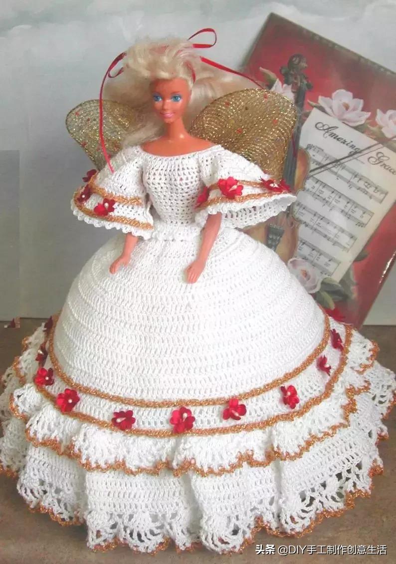 娃娃的衣服怎么钩简单,钩最简单的娃娃衣服教程