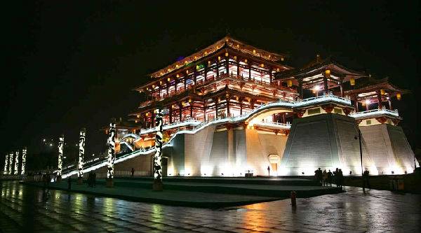 美丽的夜景旅游观光好去处,家门口公园景色真漂亮