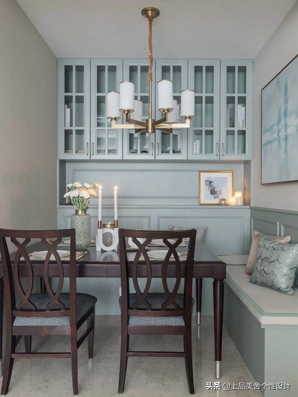 餐厅七字型卡座设计,高级感的餐厅卡座设计