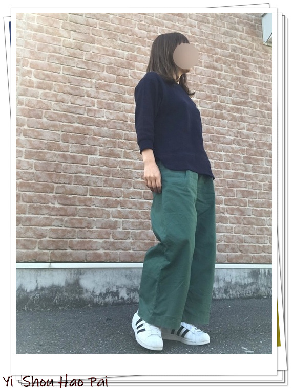 优衣库穿搭夏季女生阔腿裤,优衣库窄版阔腿纯棉女裤