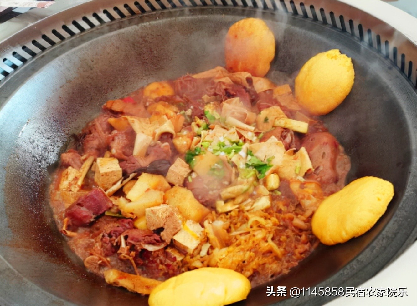 北京延庆王家堡地锅粗粮馆，吃了太多地锅鸡！这次换特色甲鱼试试