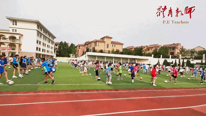 长沙大课间足球操,足球特色课间操表演