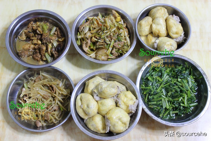 婆婆做四道菜,婆婆15元做六菜一汤下集