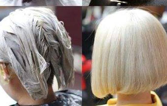 头发漂断了还能用夹板造型吗,受损头发漂发技巧