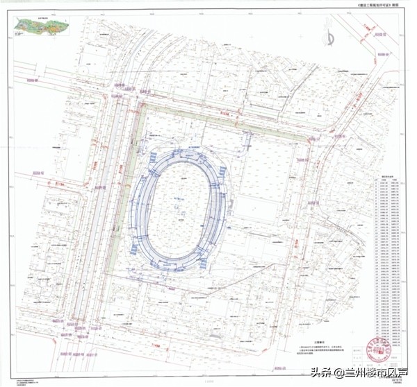 兰州七里河体育场工程,七里河体育场和中通道项目