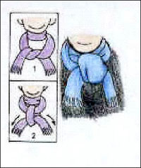 生活小妙招—围巾的花式系法