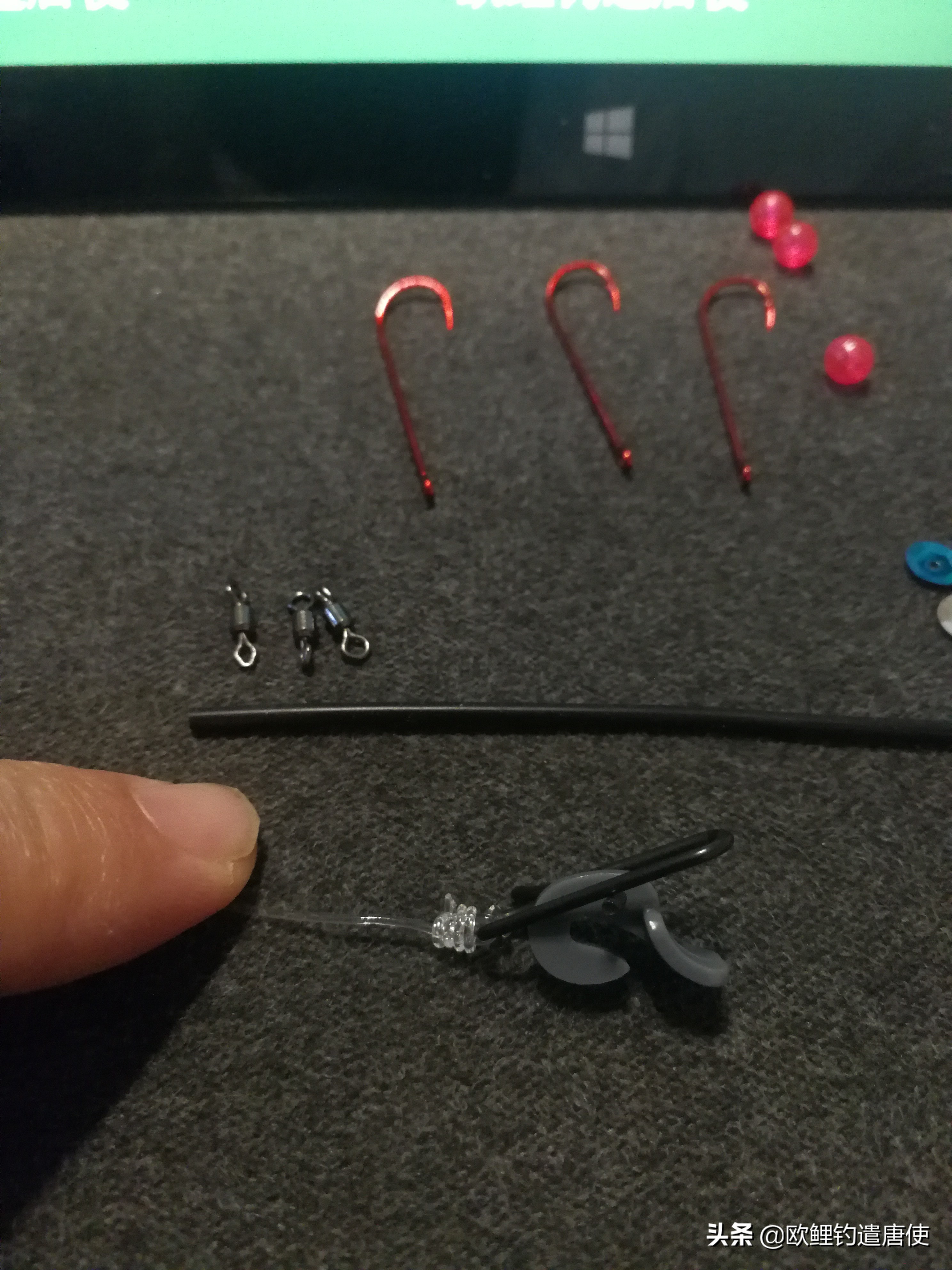 海竿钓鱼绑串钩用什么鱼料,海竿串钩线组浮漂正确绑法图解