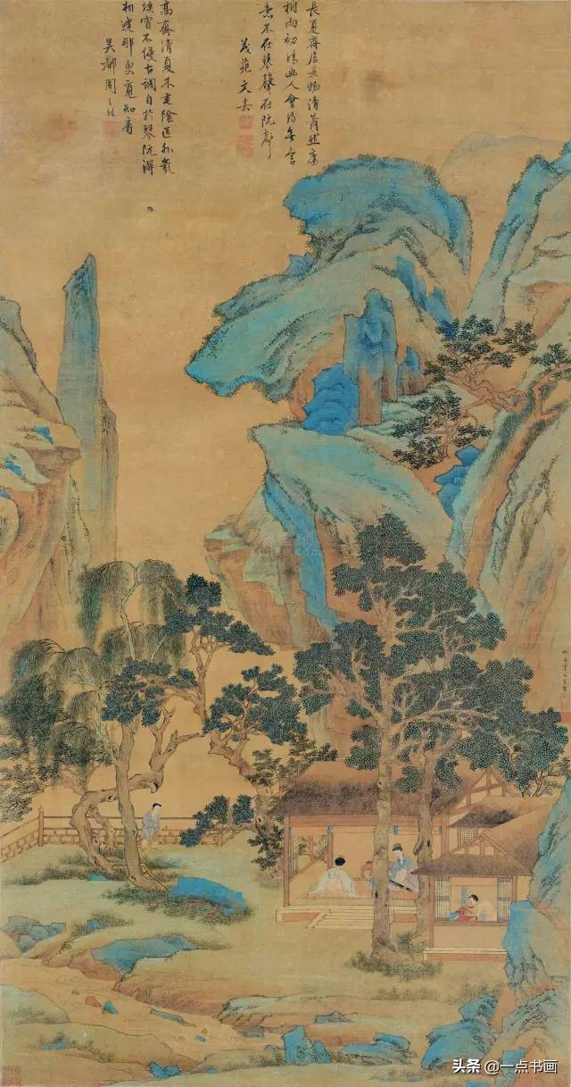 明仇英拍卖60亿的作品,明仇英桃源仙境图临摹