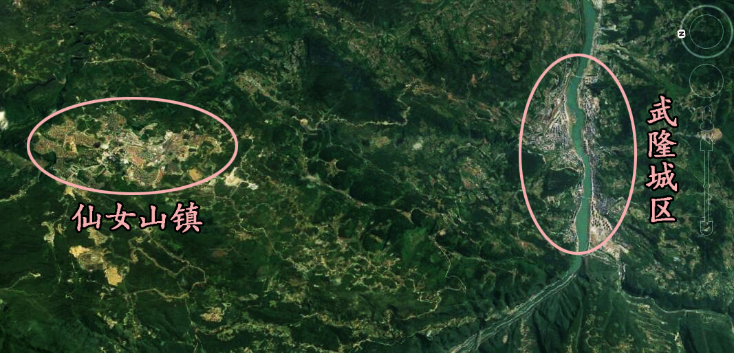 武隆城区简介,武隆的中心城区