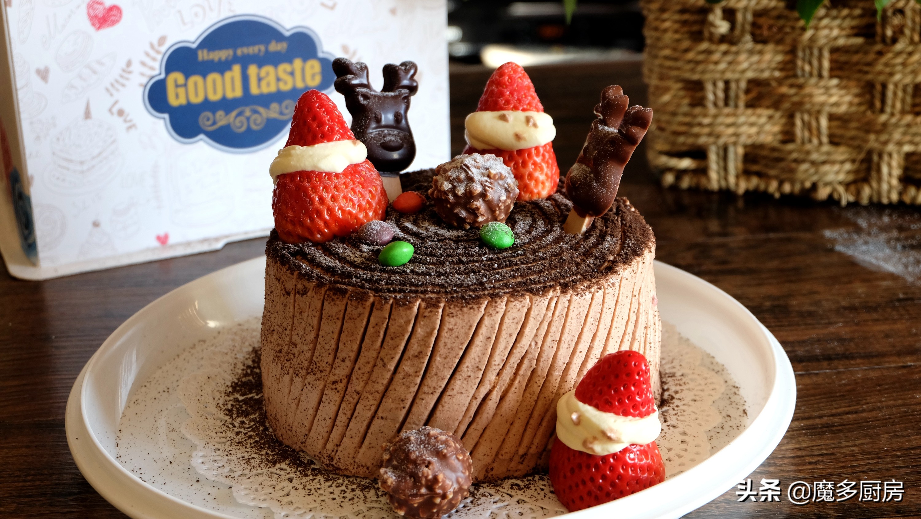 自己在家也能做的圣诞节蛋糕,自制圣诞节蛋糕