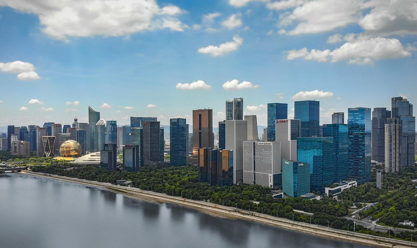 杭州地标性高楼,杭州双子塔高楼图