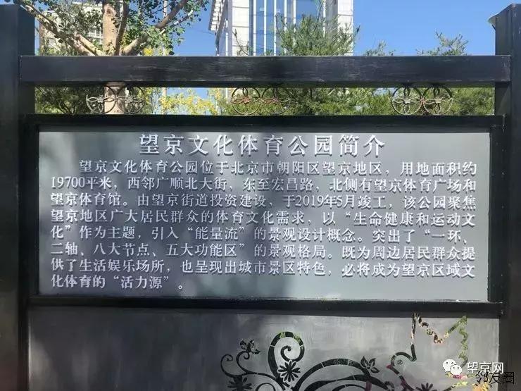 北京望京体育公园在哪儿,望京体育公园