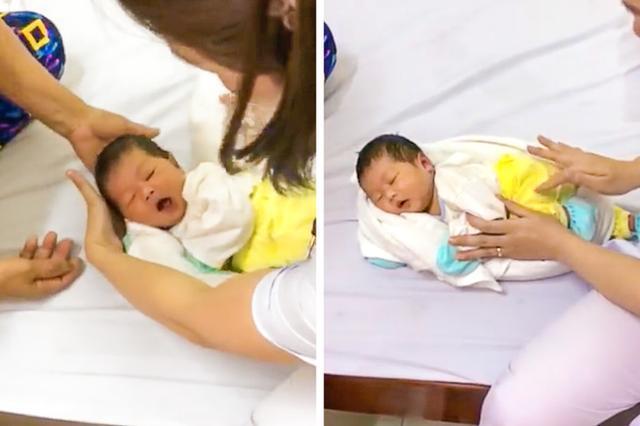 新生儿晚上快速哄睡妙招,抱着婴儿睡觉怎么哄