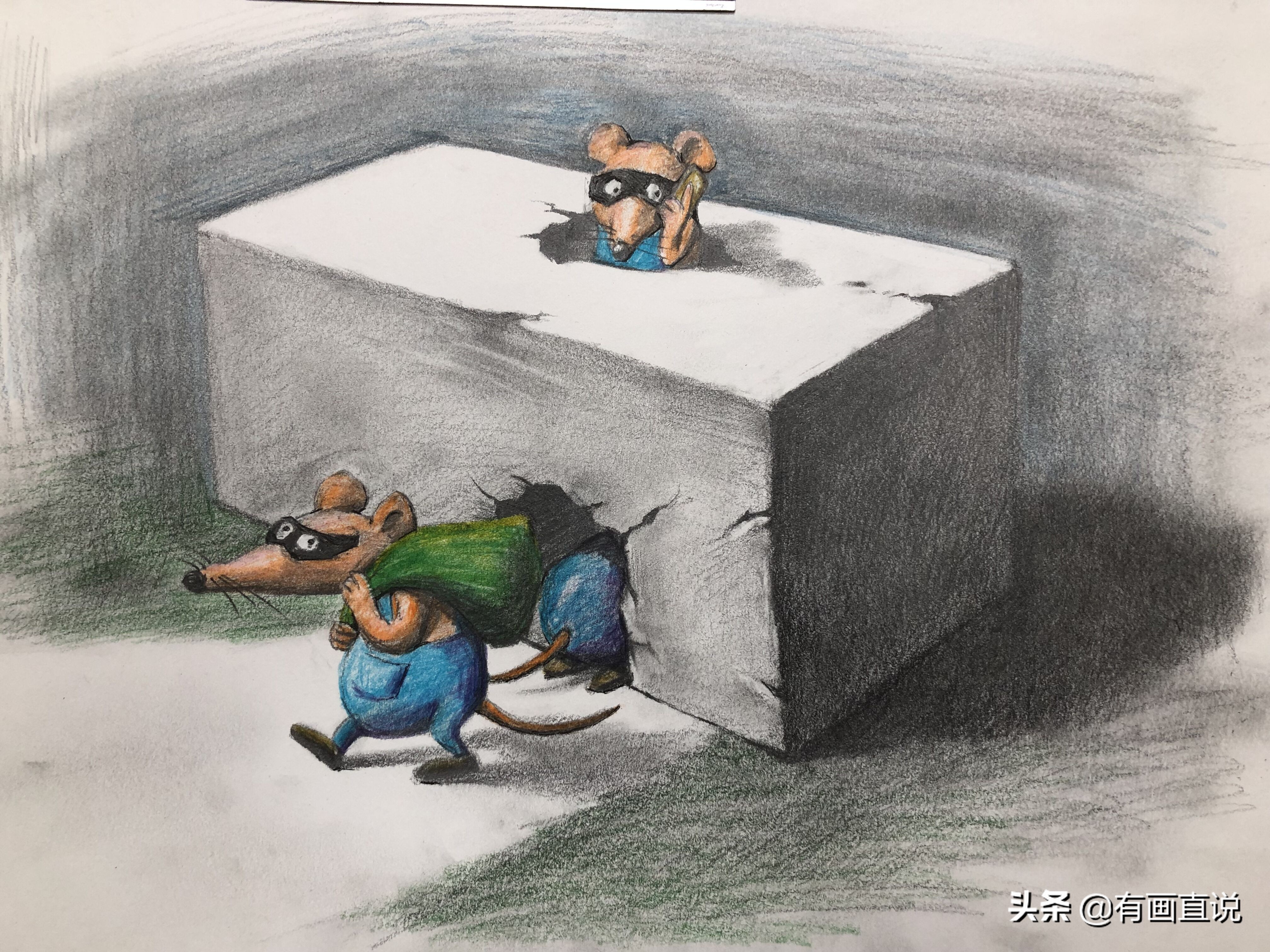 创意素描图片临摹大全4k,零基础简单素描画临摹