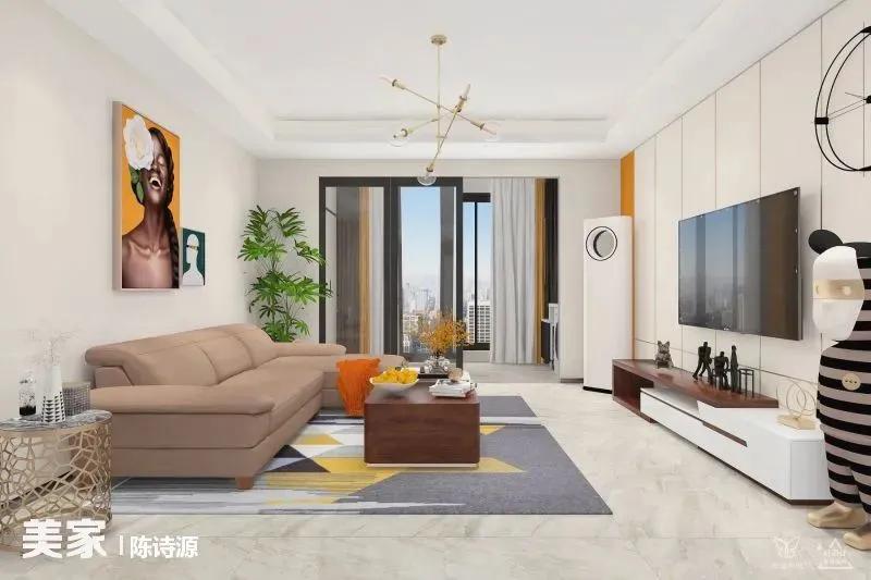 客厅装修设计高级感图文,挑空客厅十字圆顶装修效果图