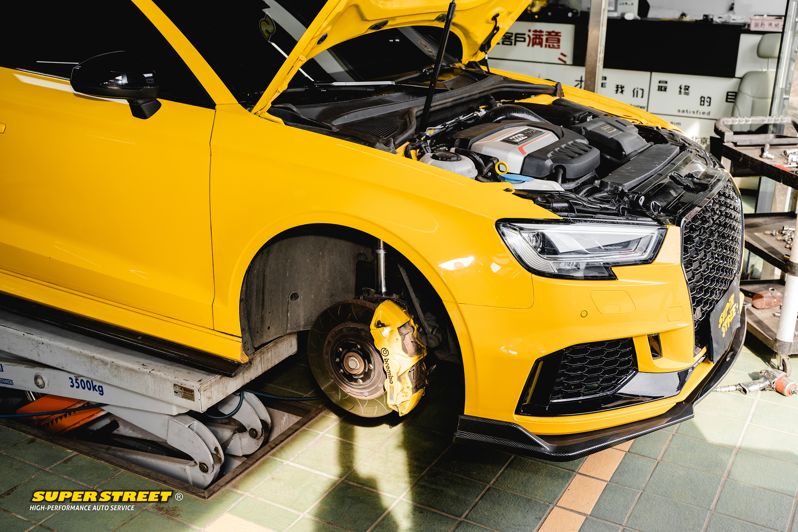 奥迪S3拆掉BILSTEINB16，换上KWV3绞牙避震，只想更舒适。