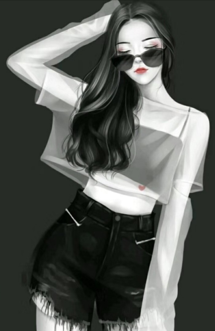 让人眼前一亮的黑白头像,拿图吱一声照片