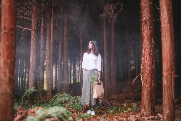 她31岁放弃北漂高薪，回归森林“捡垃圾”，用树叶打造出人间仙境