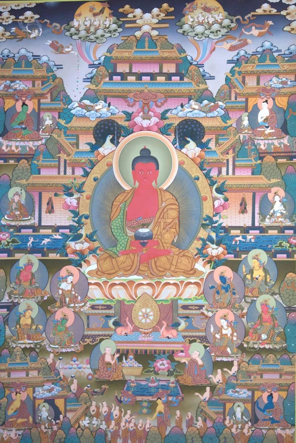 尼泊尔手绘唐卡和西藏唐卡区别,尼泊尔唐卡和藏区唐卡的价格