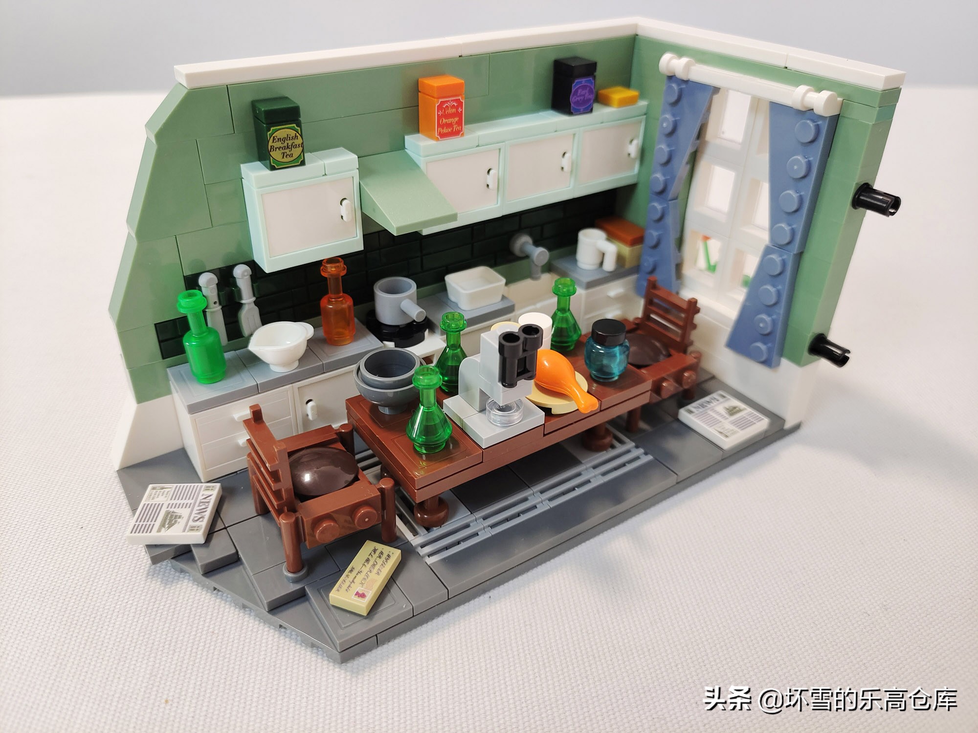 积木福尔摩斯贝克街,积木名侦探柯南拼装