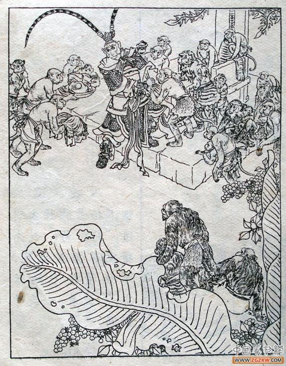 《西游记》之三打白骨精背景图,西游记三打白骨精文字版图文