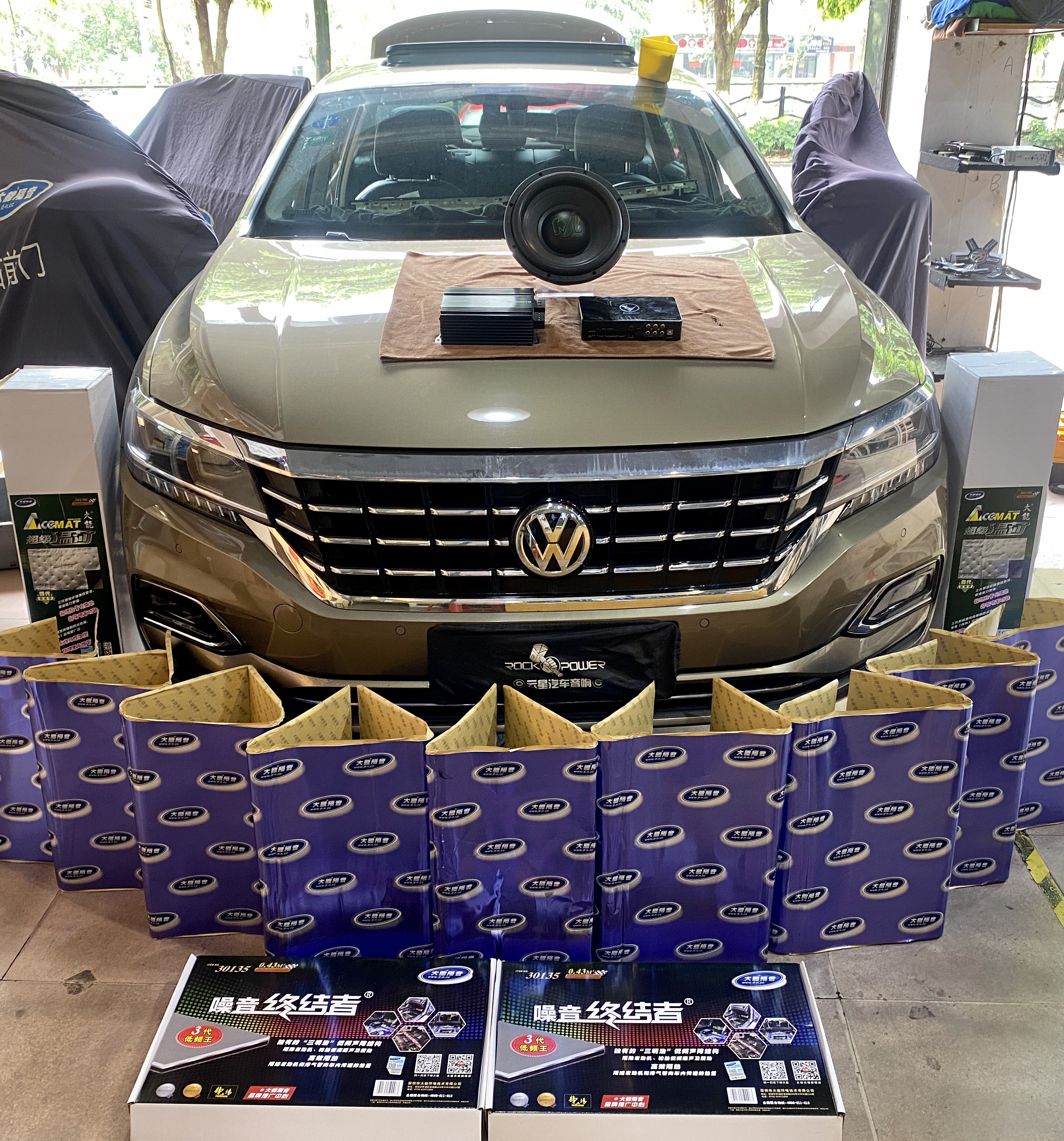 帕萨特改装阿尔派音响,楚雄24款帕萨特音响改装