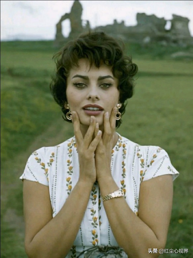 1957年，美丽的索菲娅·罗兰意大利永远的女神！