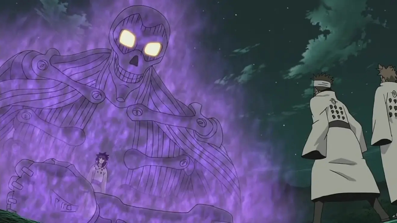 火影佐助万花筒写轮眼连招,火影忍者哪个颜色的须佐能乎最强