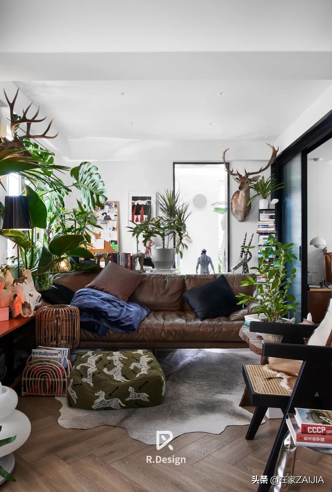 绿植达人爆改70㎡顶层公寓，没有院子却满屋都是花园