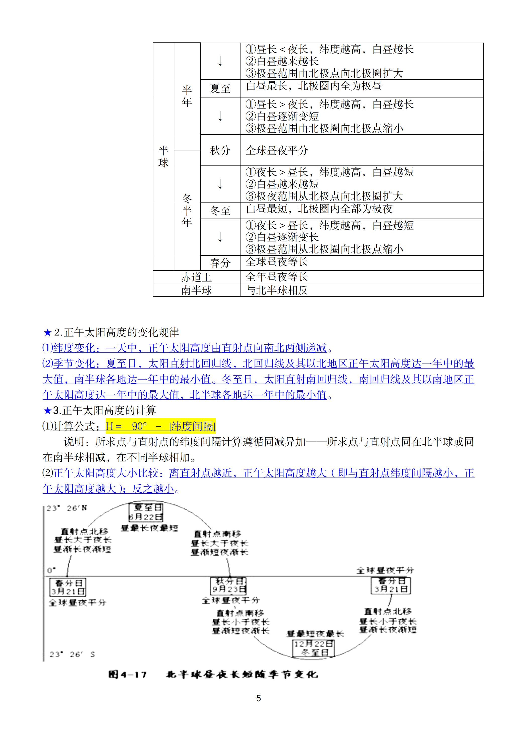 高一地理笔记必修一,高中地理必修一海水的性质和运动